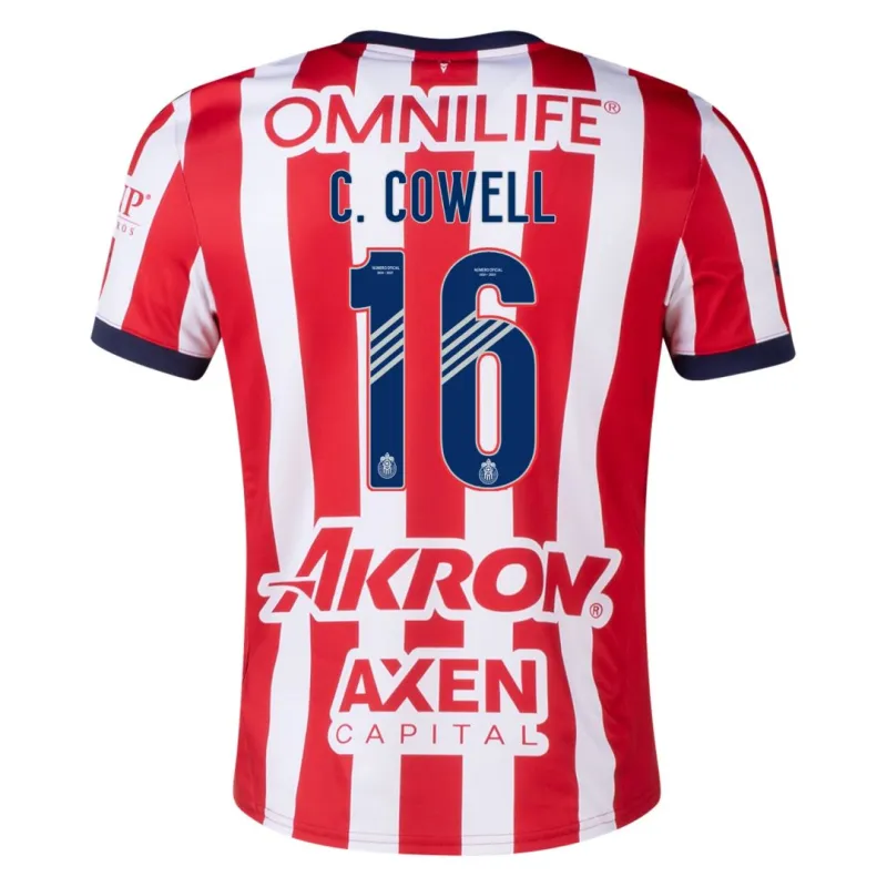 2024-25 Chivas Home CHICHARITO #14 C.COWELL #16 Soccer Jersey