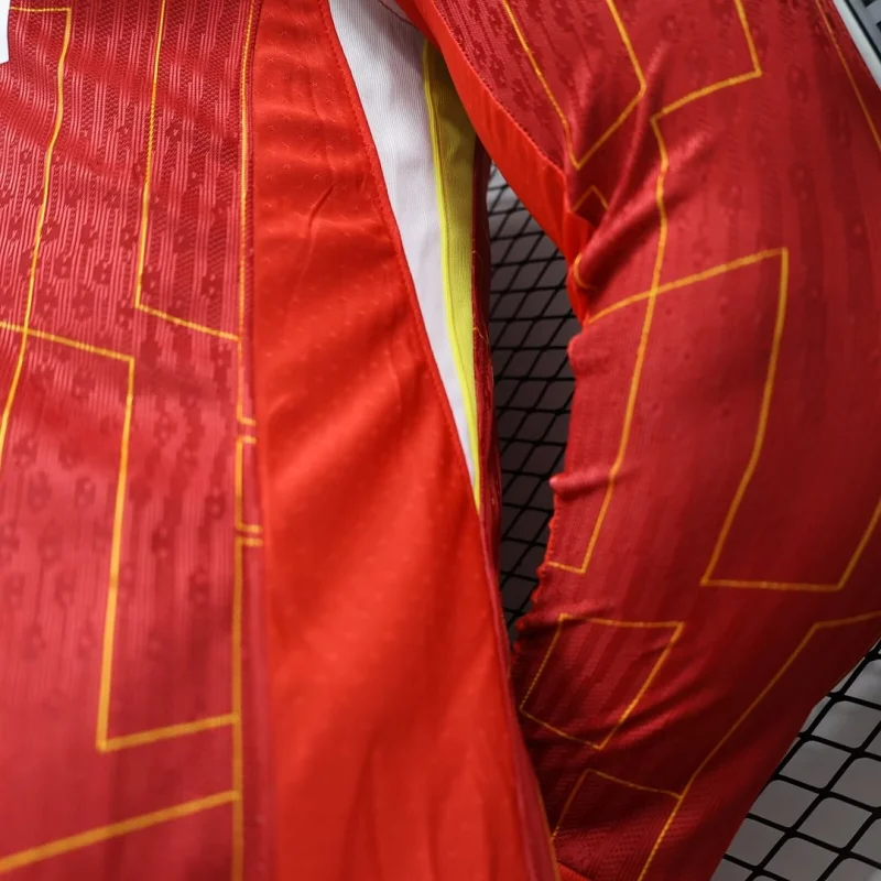 24-25 Player Version Long Sleeve Liverpool Home Football Shirt