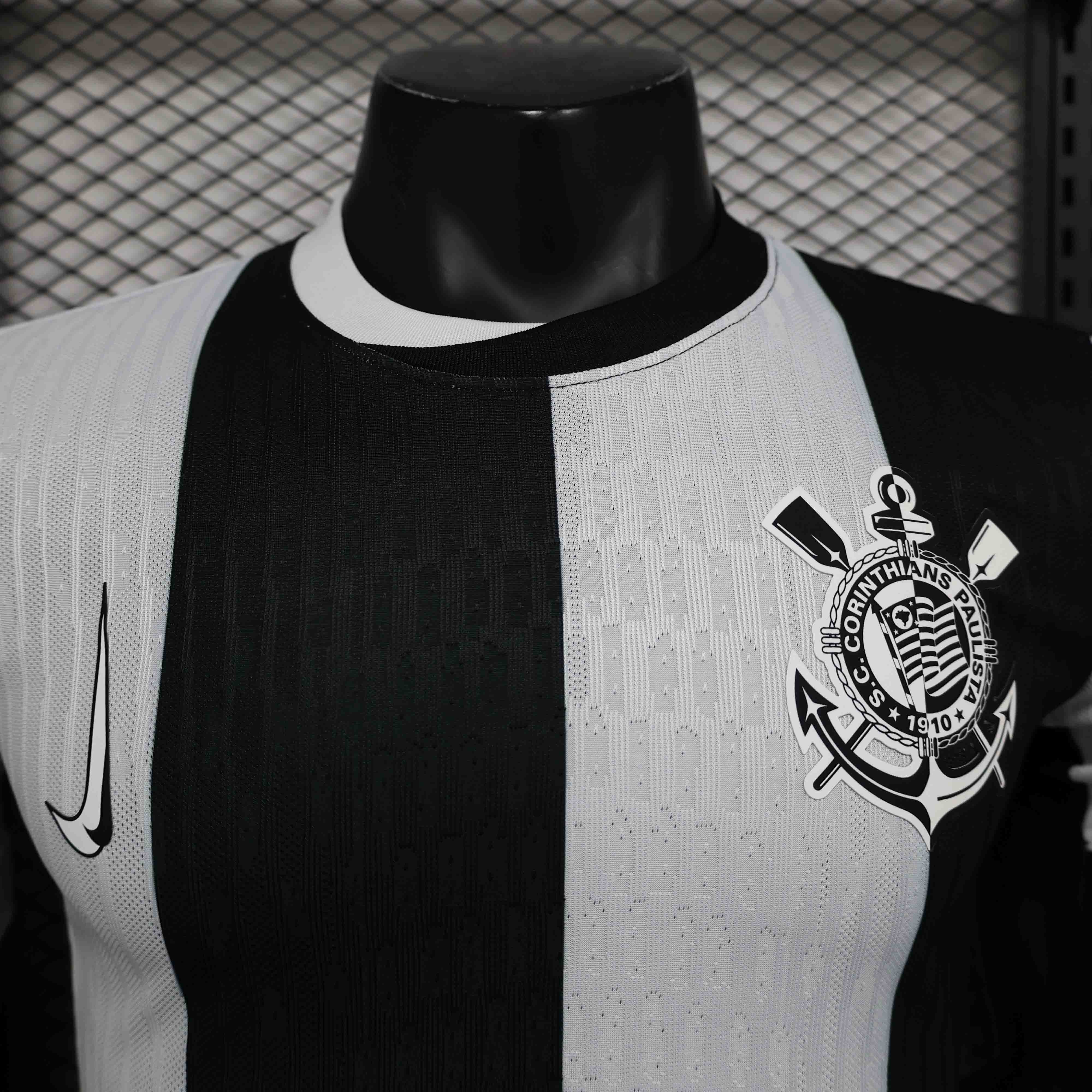 Corinthians Third Away Shirt Football Jersey Player Version 24-25