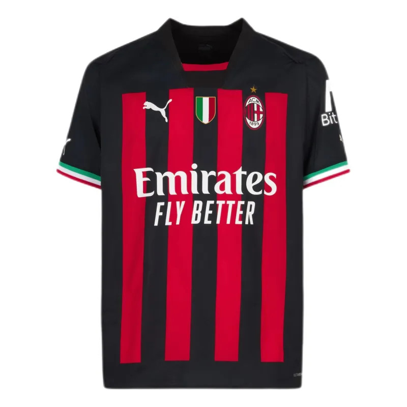 22-23 AC Milan Soccer Jersey Home Replica