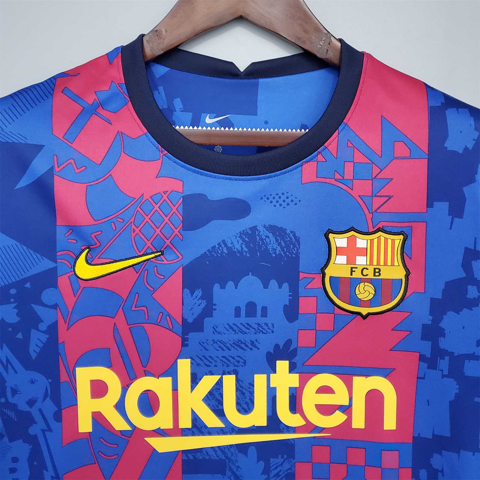 21-22 Barcelona away Retro football jersey