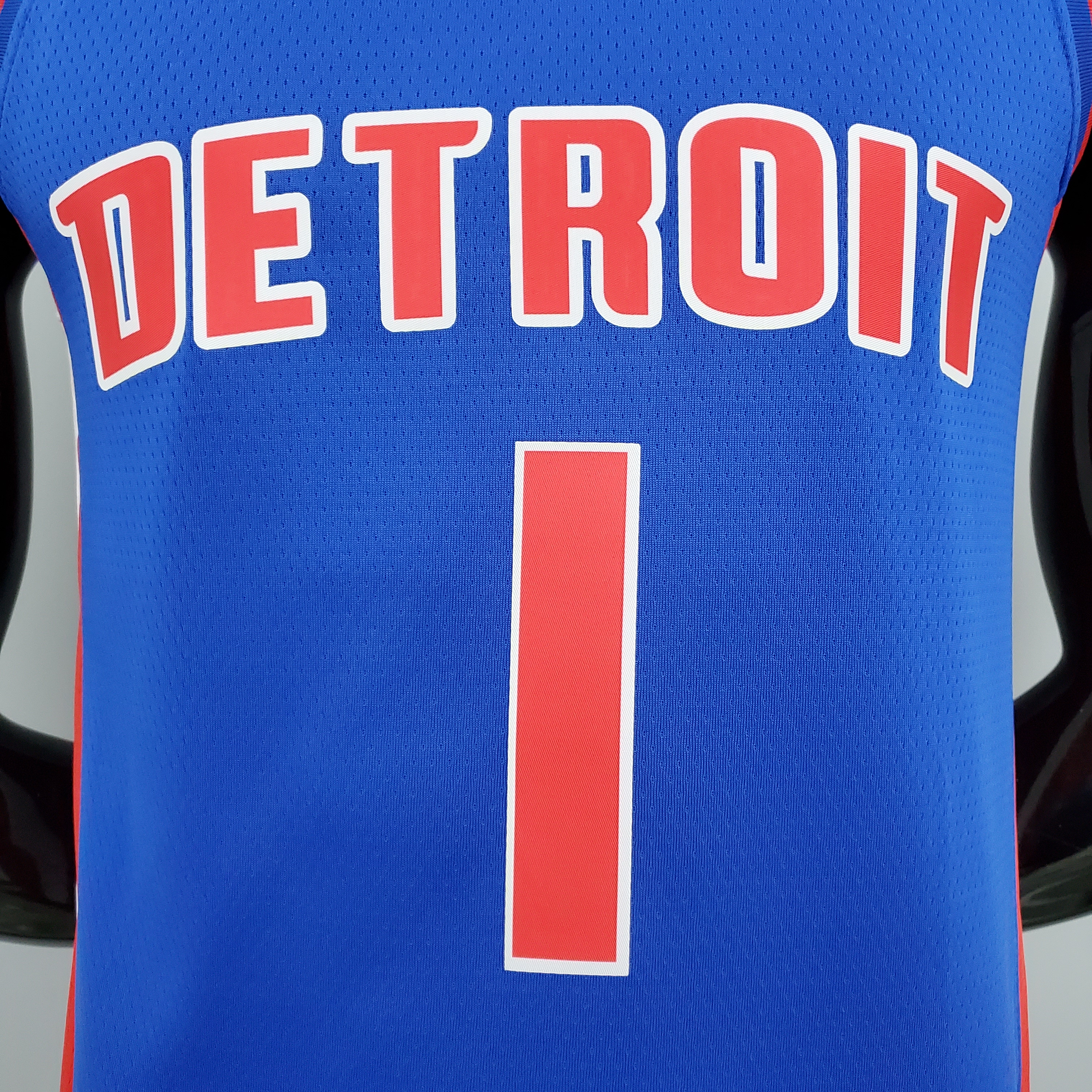 Allen Iverson Detroit Pistons 75th Anniversary Swingman Jersey Blue
