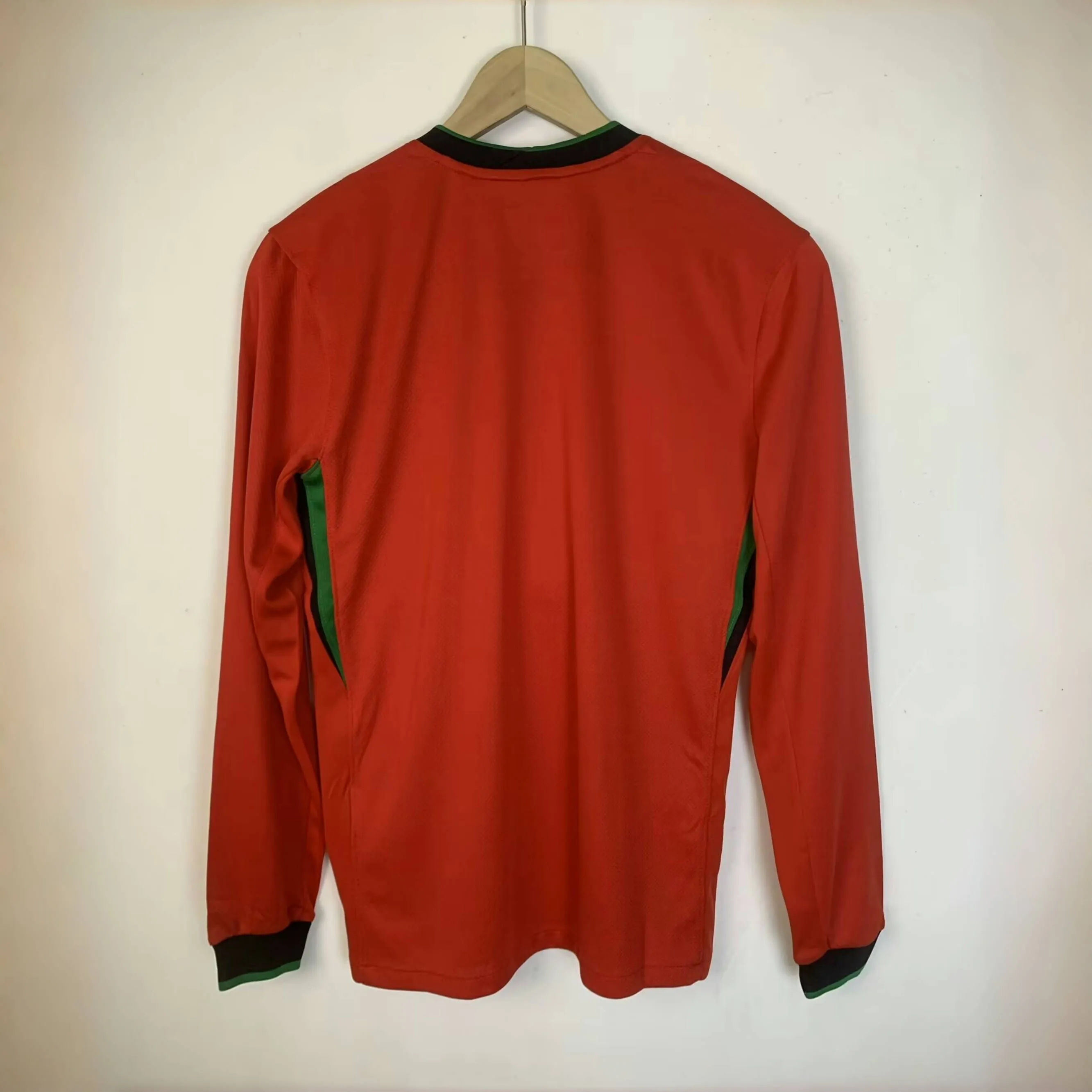 2024 Portugal Home Long Sleeve Jersey Euro