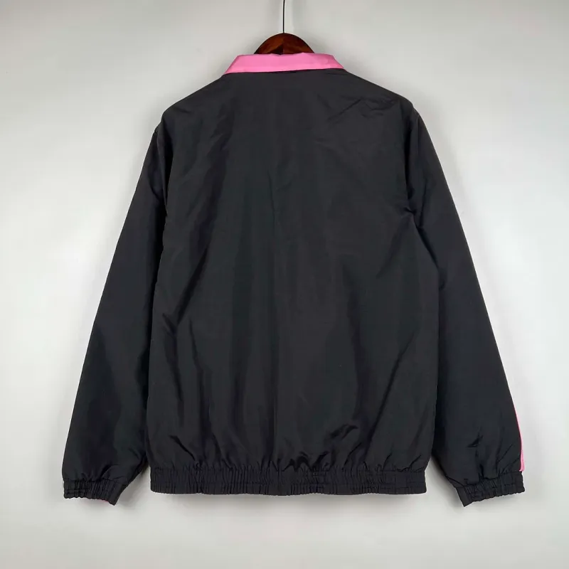2023-2024 Inter Miami Reversible Windbreaker（black-pink）Soccer Jersey 1:1 Thai Quality
