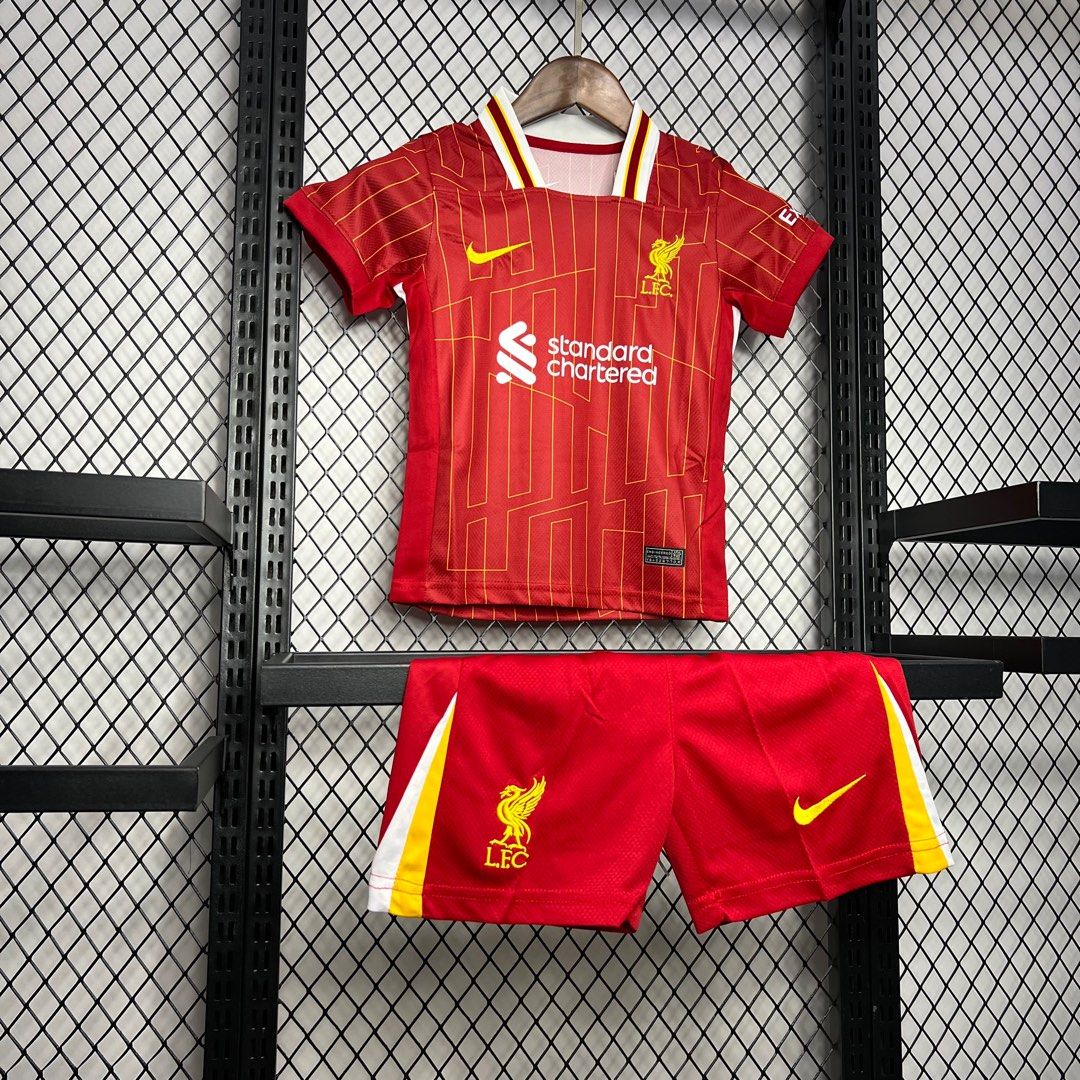 Kids Liverpool Home Jersey Kits(Jersey+Shorts) 2024/25