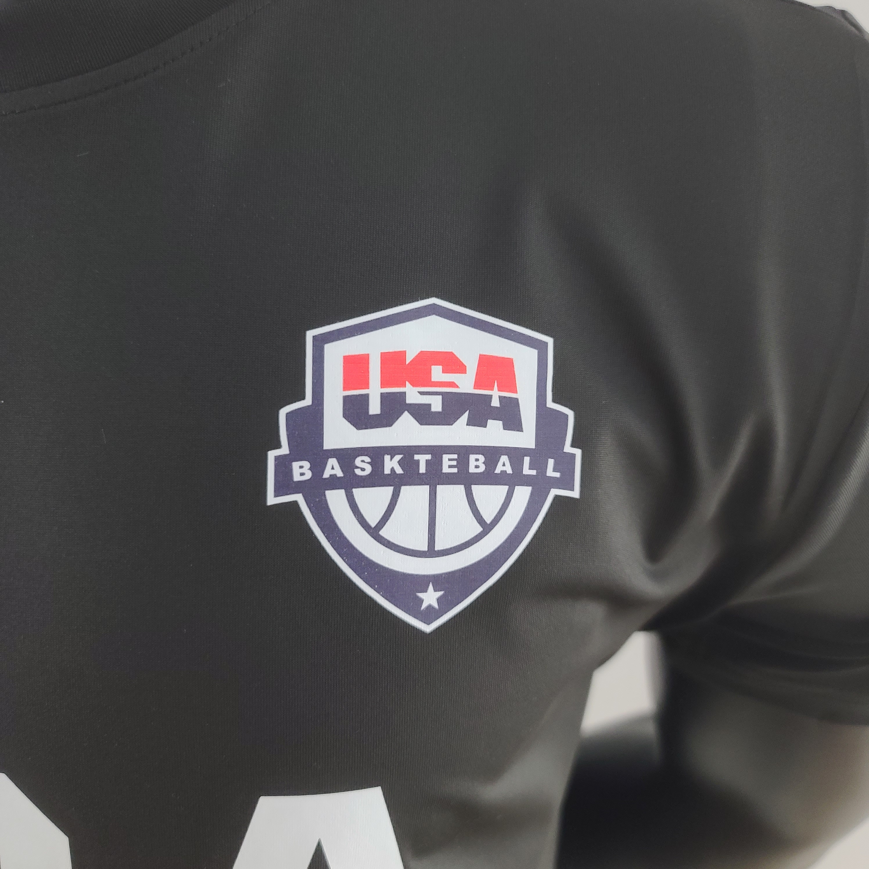 USA Basketball Team Casual T-shirt Black