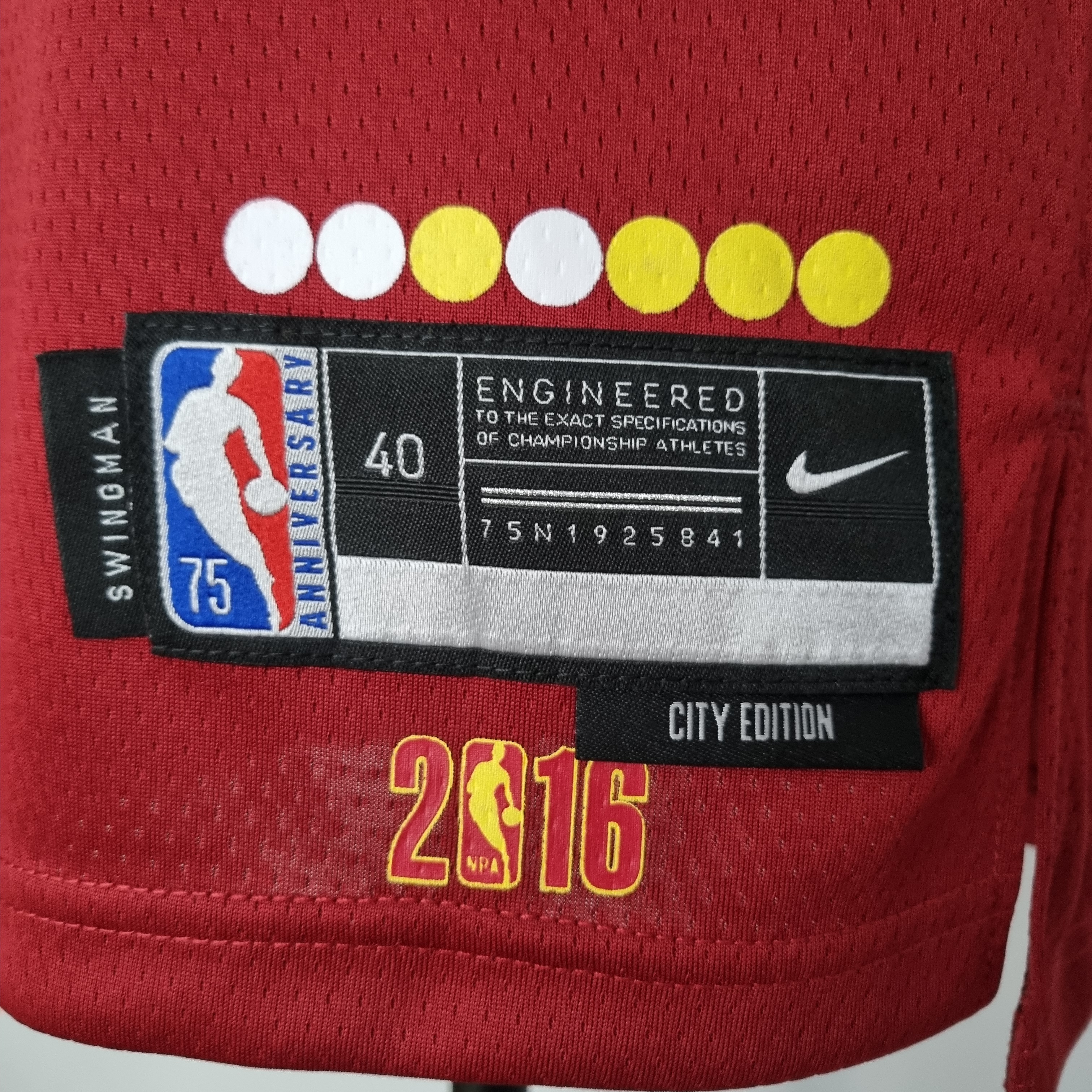 Kyrie Irving Cleveland Cavaliers 2022 Urban Edition Swingman Jersey Red