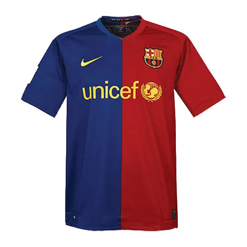 08-09 Barcelona Retro Jersey Home