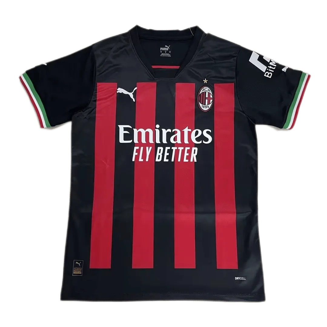 22-23 AC Milan Soccer Jersey Home Replica