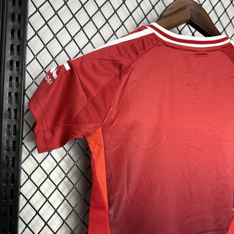 24-25 Manchester United Home Kids Jersey+Shorts