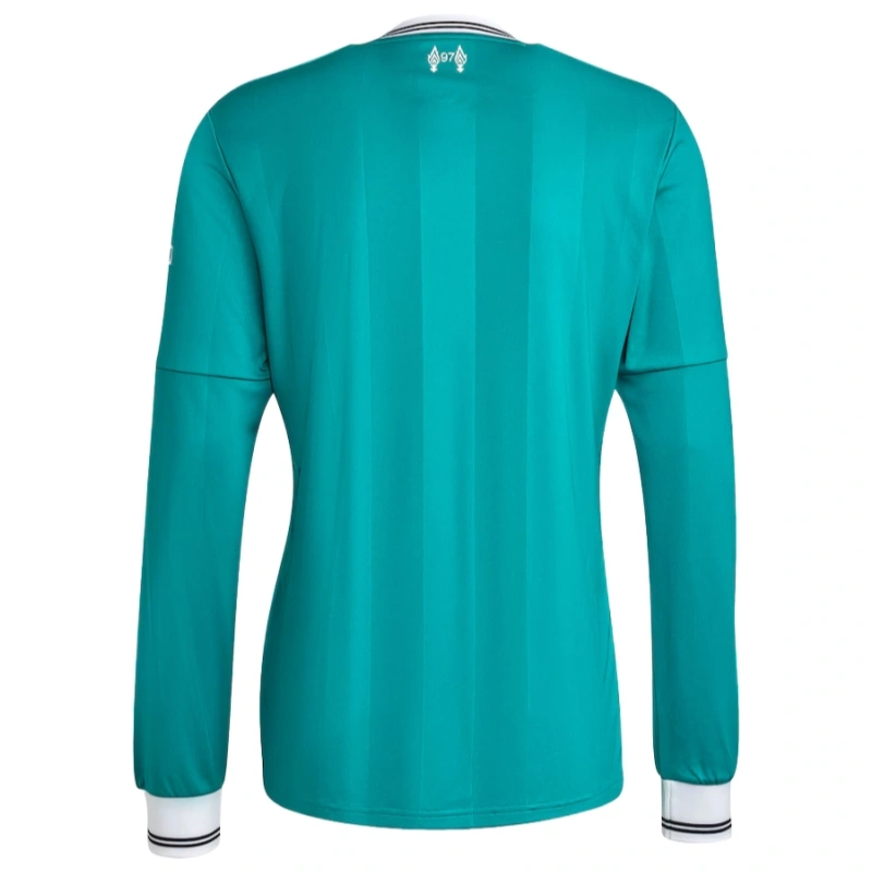 Liverpool Long Sleeve Third away green football jersey 2025-26 Fan version