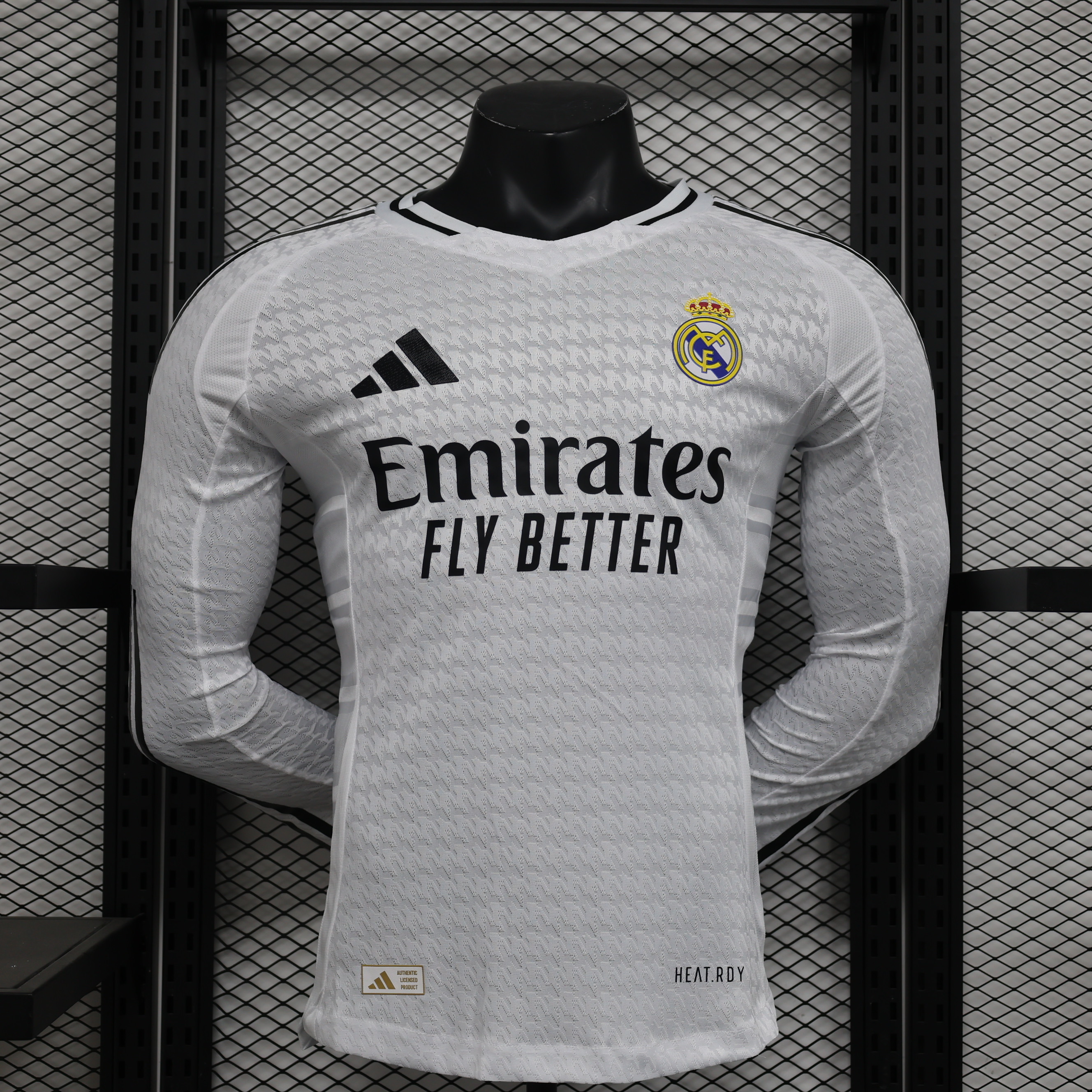 Real Madrid Home Player Version Long Sleeve Man Jersey 25/26