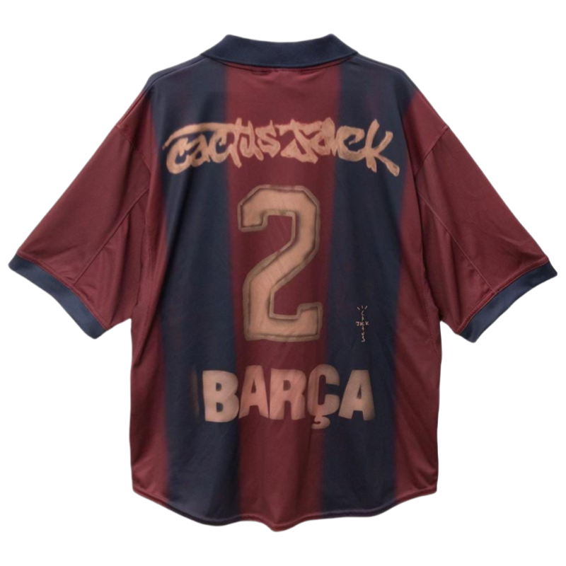 Barcelona X Travis Scott Home Jersey Fan Version 25/26 Non-Customize