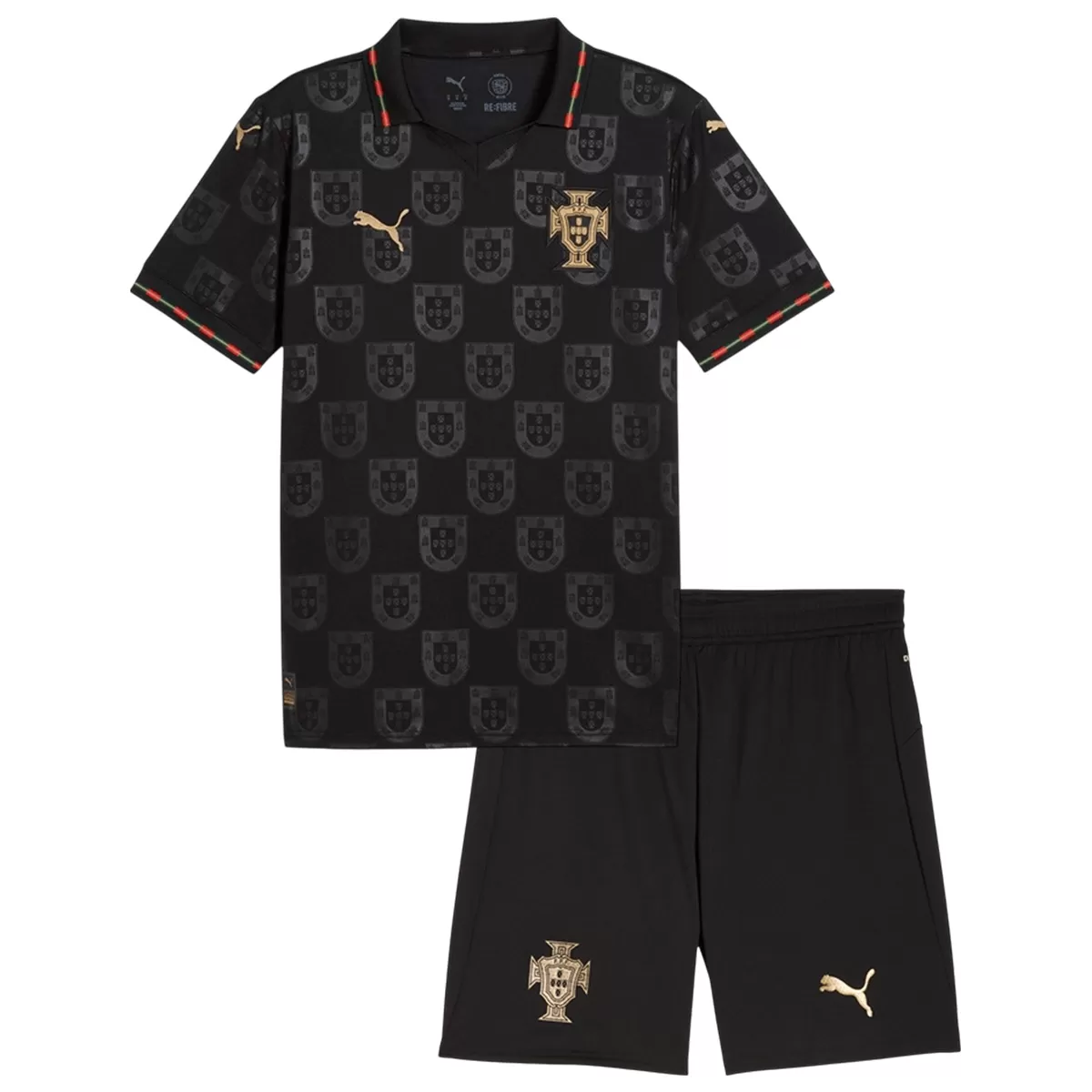 Kids Portugal 'Black Panther' Special Edition Jersey Kit 2026
