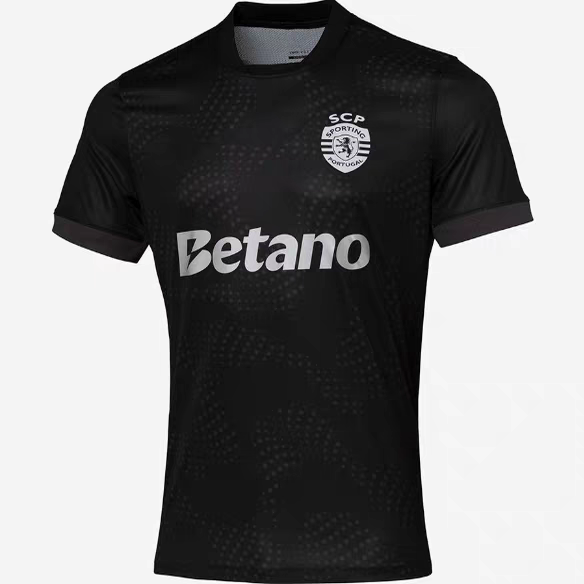 Sporting Lisbon Away Black Jersey 25/26