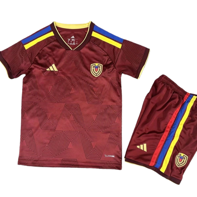 Kids Venezuela Home Jersey Kit World Cup 2026