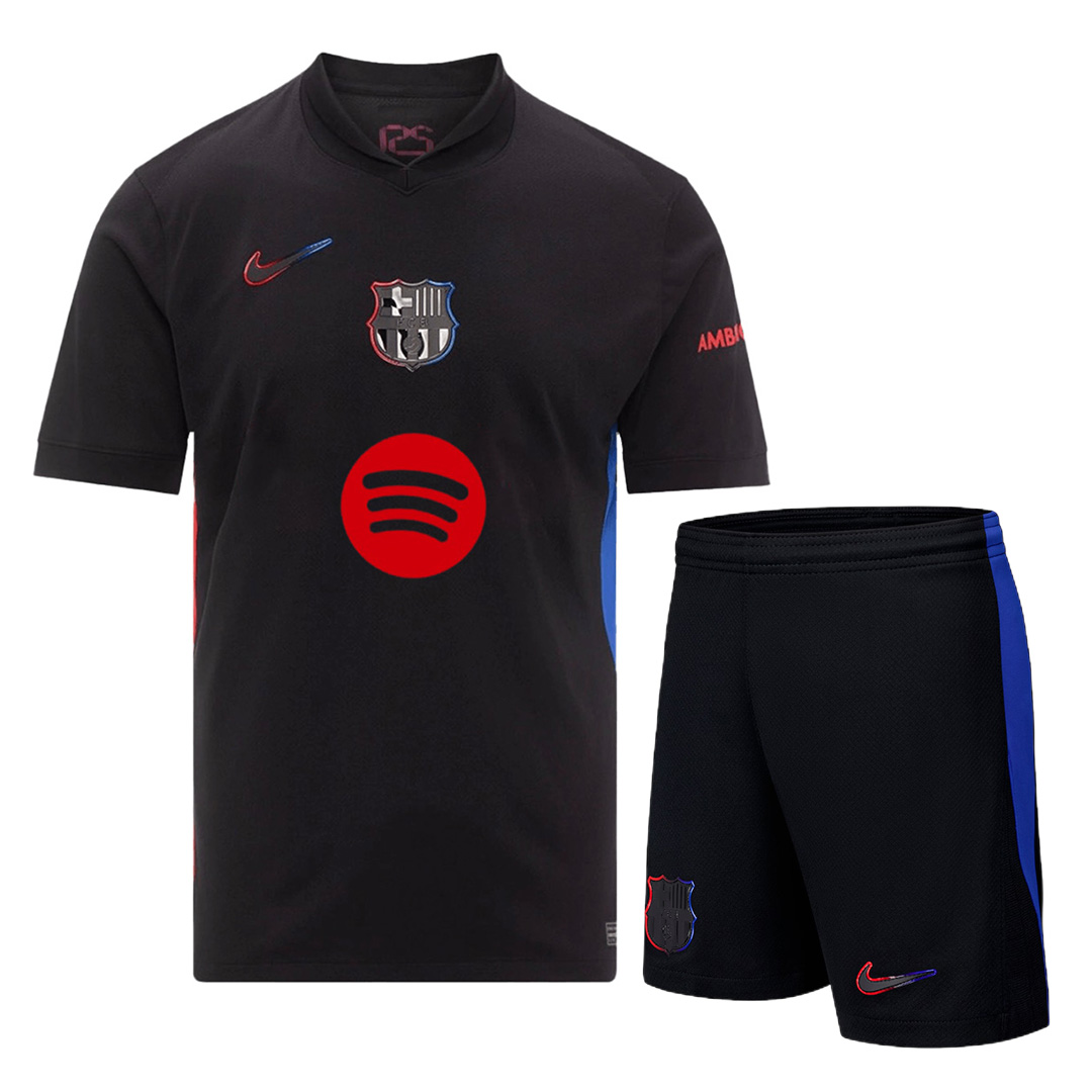 Barcelona Away Spotify Logo Without Text Jersey Kit 24/25