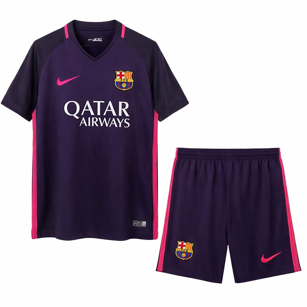 Barcelona Retro Jersey Kit 16/17