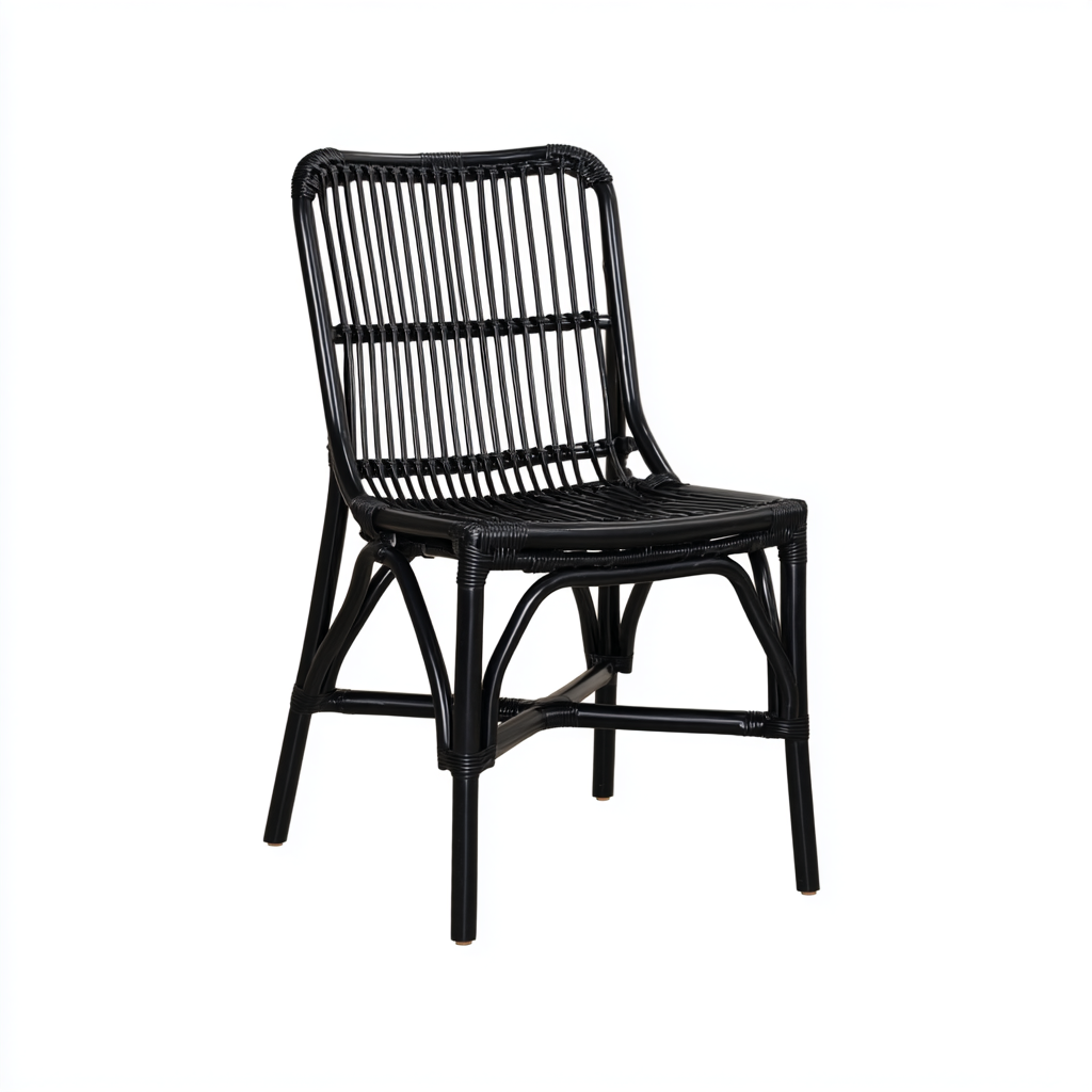 chaise de salle à manger en rotin