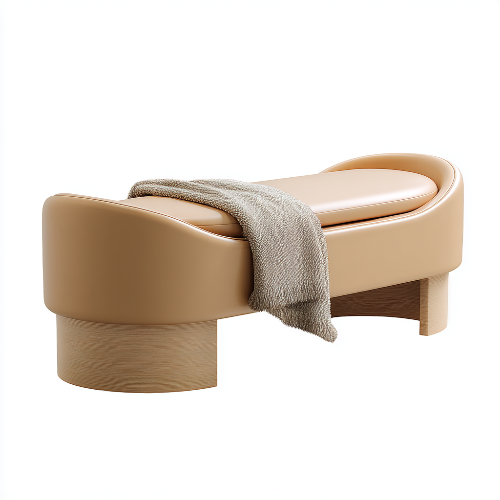 banc en cuir design moderne