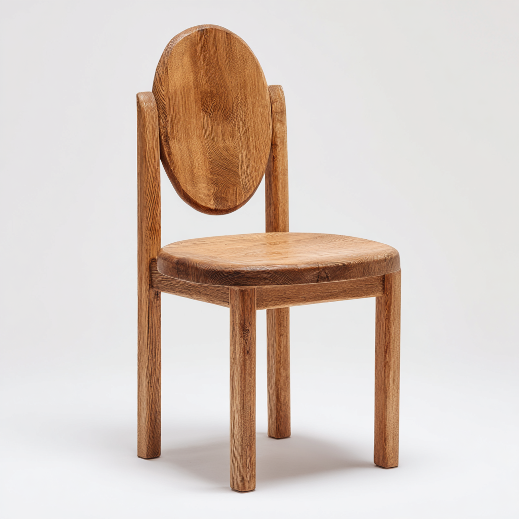 chaise de salle à manger en bois massif