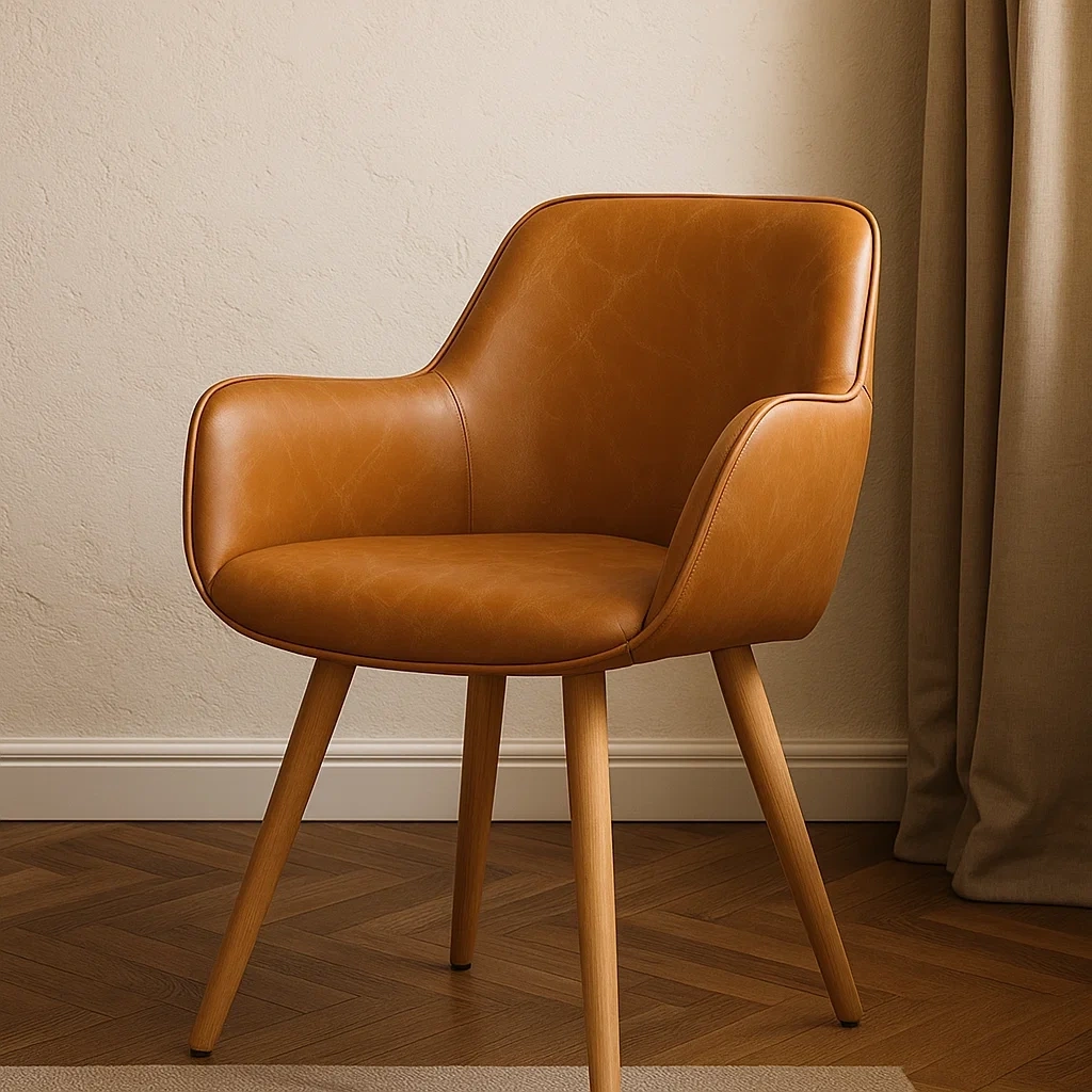 chaise de salle à manger moderne avec accoudoirs