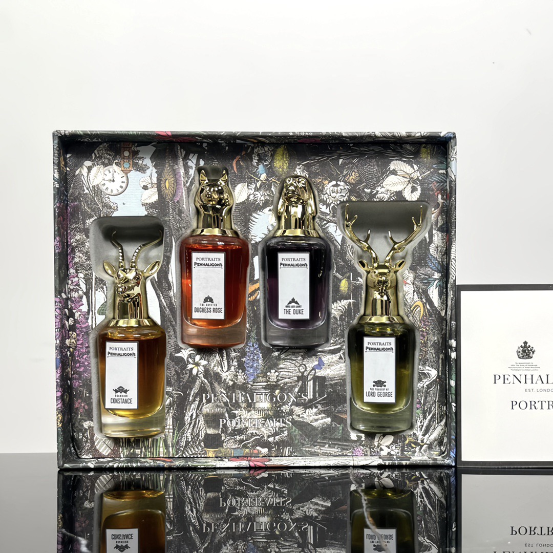 Penhaligon's 4-Piece Miniature Beast Head Perfume Set 10ml*4