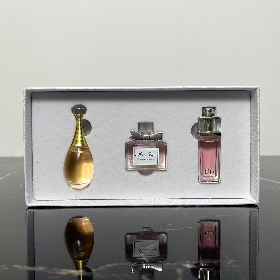 Dior mini perfume three piece set 5ml*3
