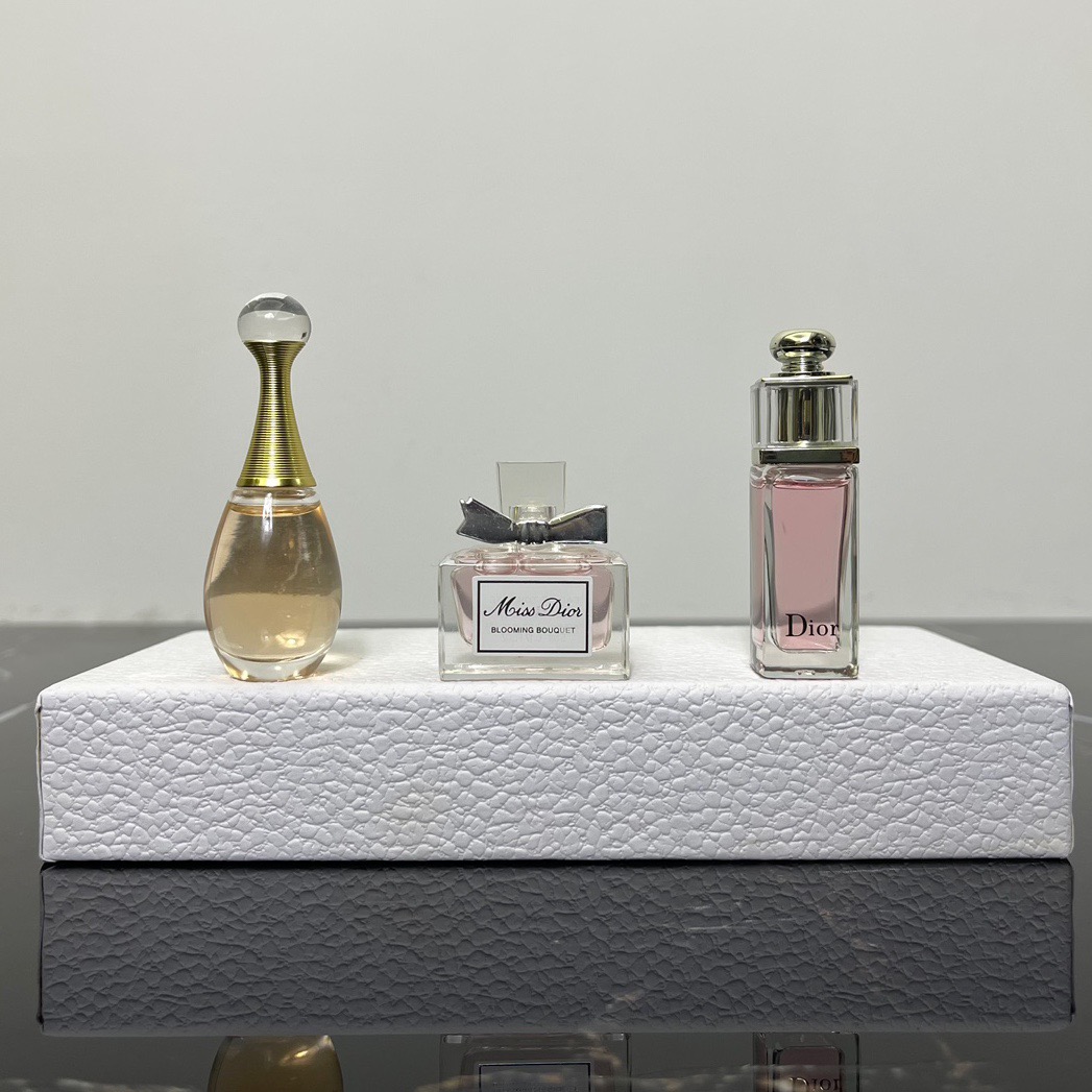Dior mini perfume three piece set 5ml*3