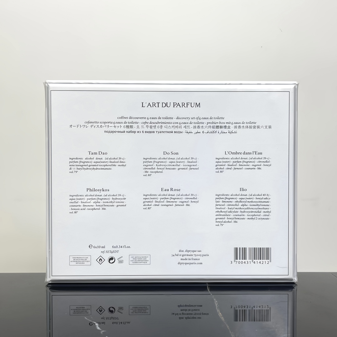 Diptyque 6-Piece Perfume Sample Set, 10ml*6