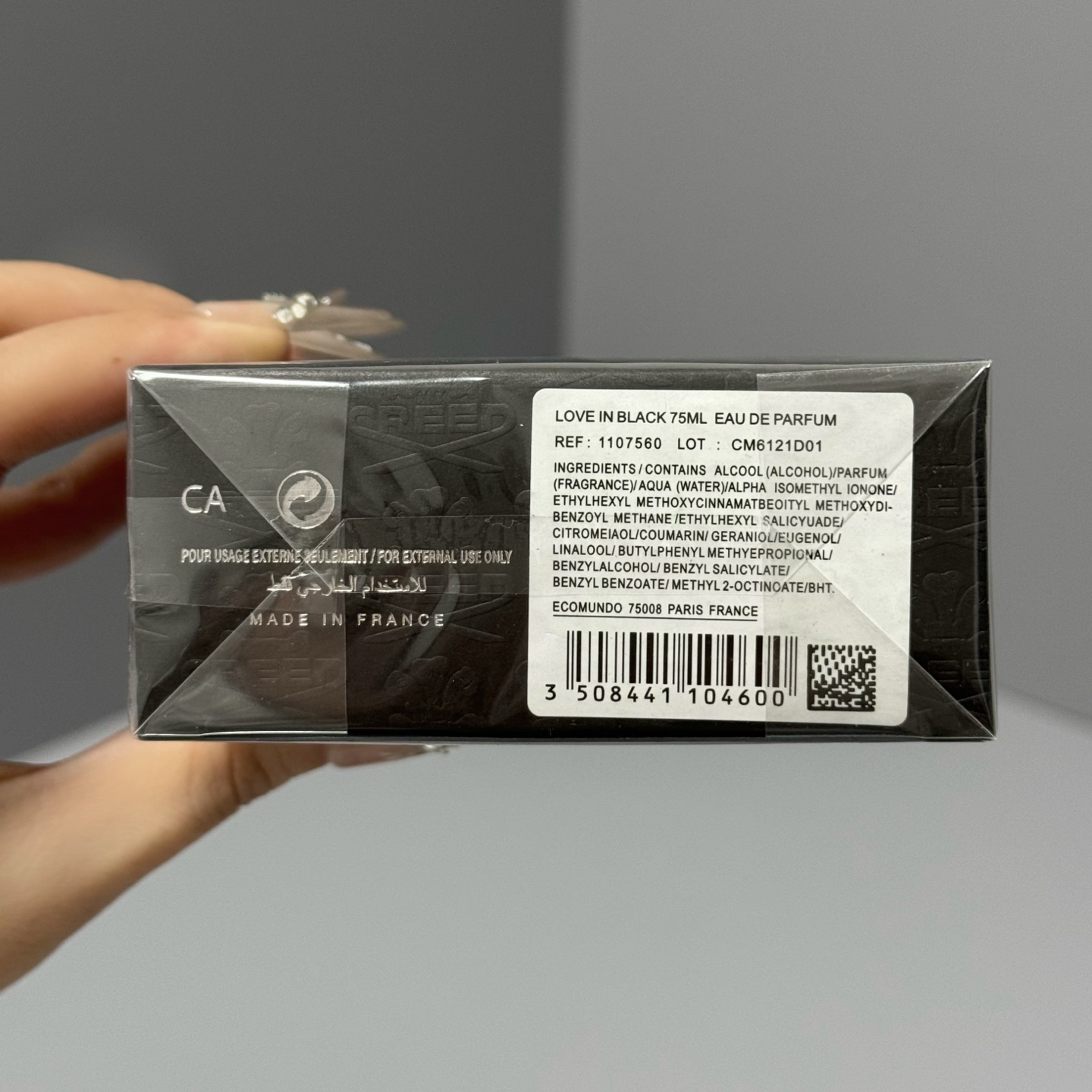 Creed Love in Black Eau de Parfum 75ml