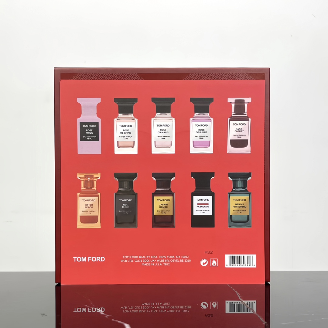 TF 10-Piece Miniature Perfume Set, 7.5ml x 10