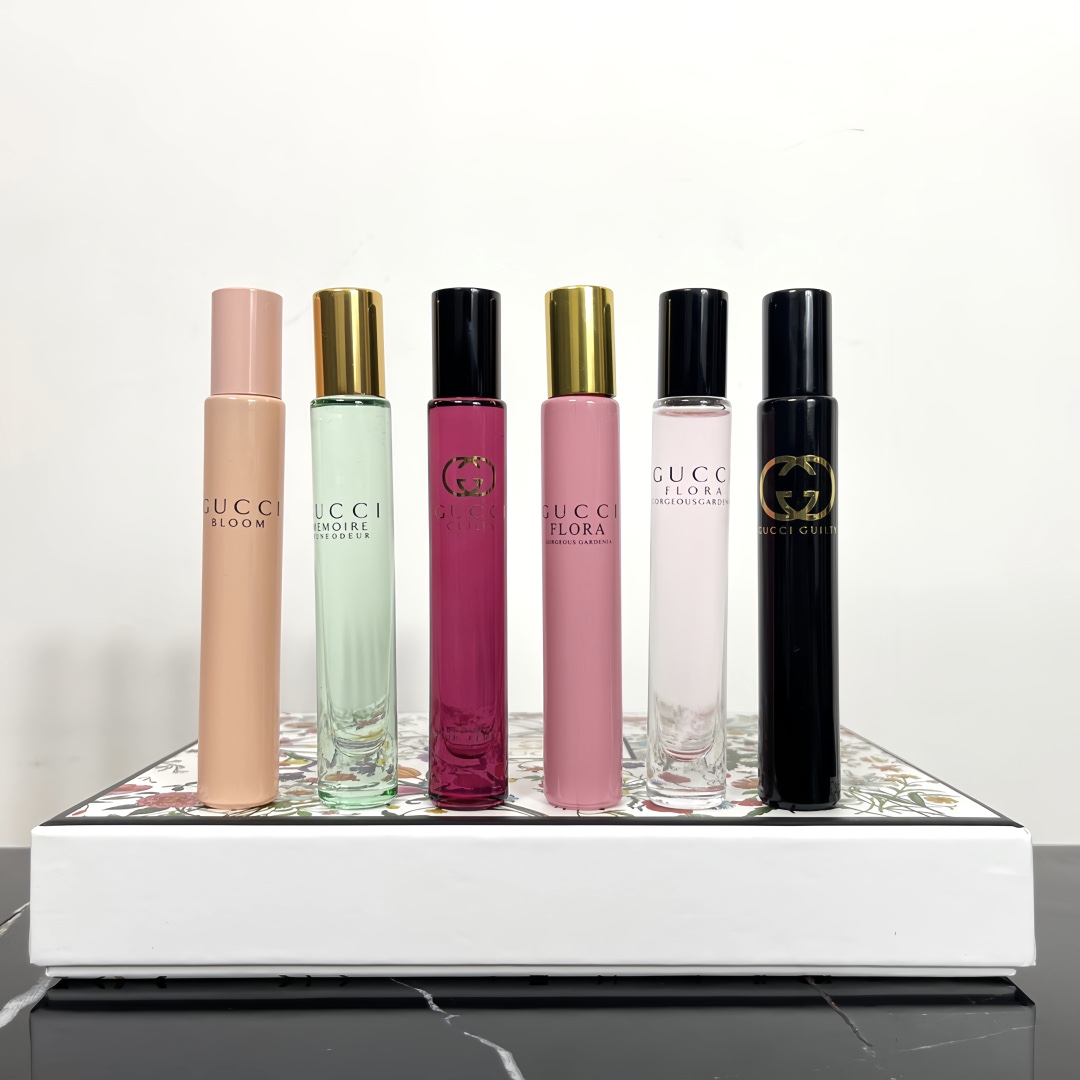 Gucci 6-Piece Roll-on Perfume Sample Set 7.4ml*6