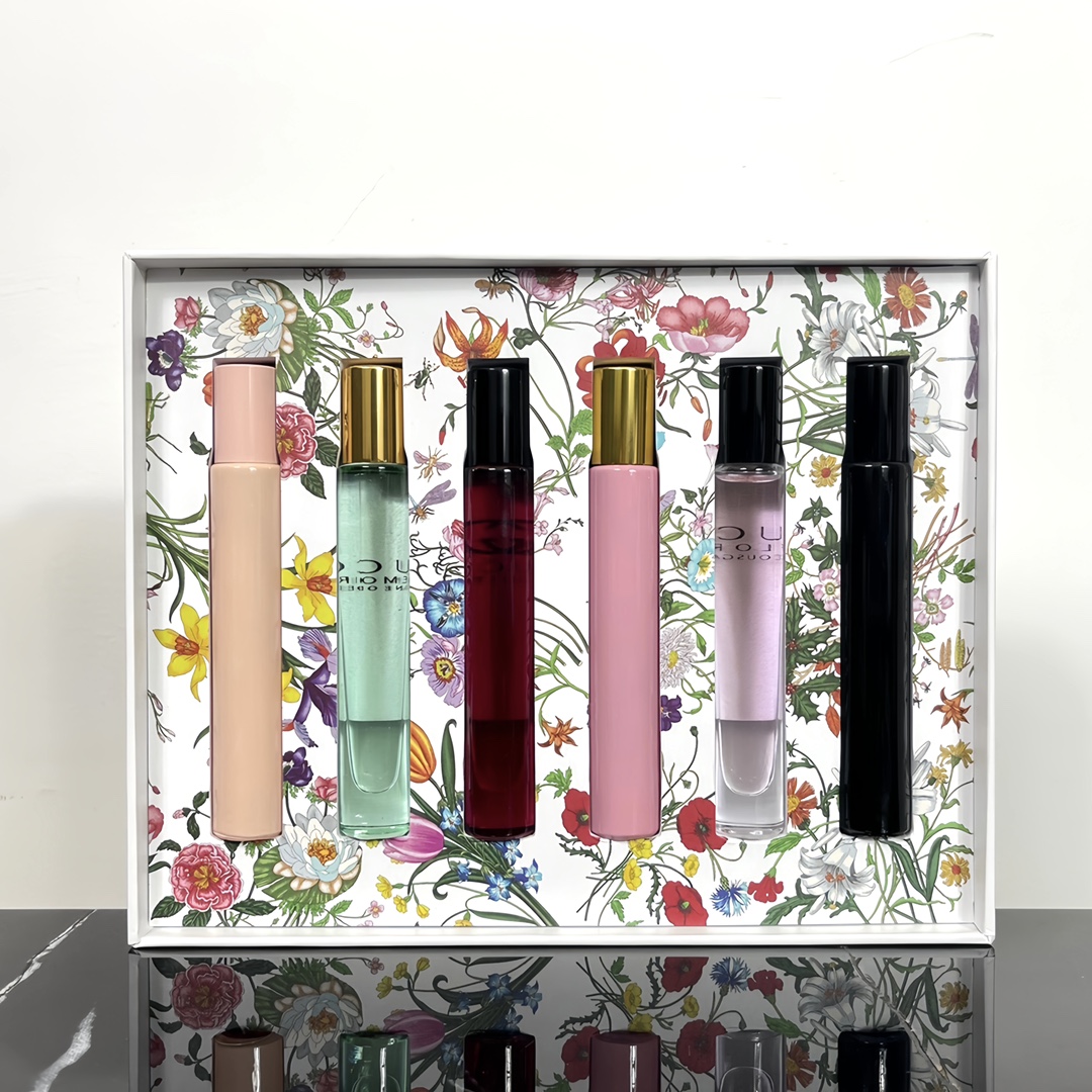 Gucci 6-Piece Roll-on Perfume Sample Set 7.4ml*6