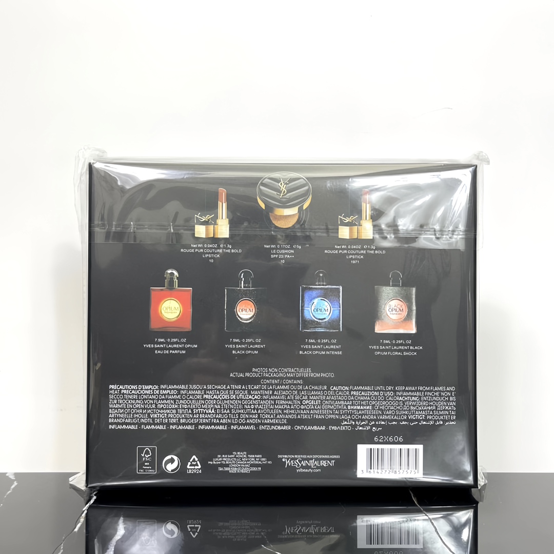 YSL Black Gift Box with 7-piece Romantic Goddess Set