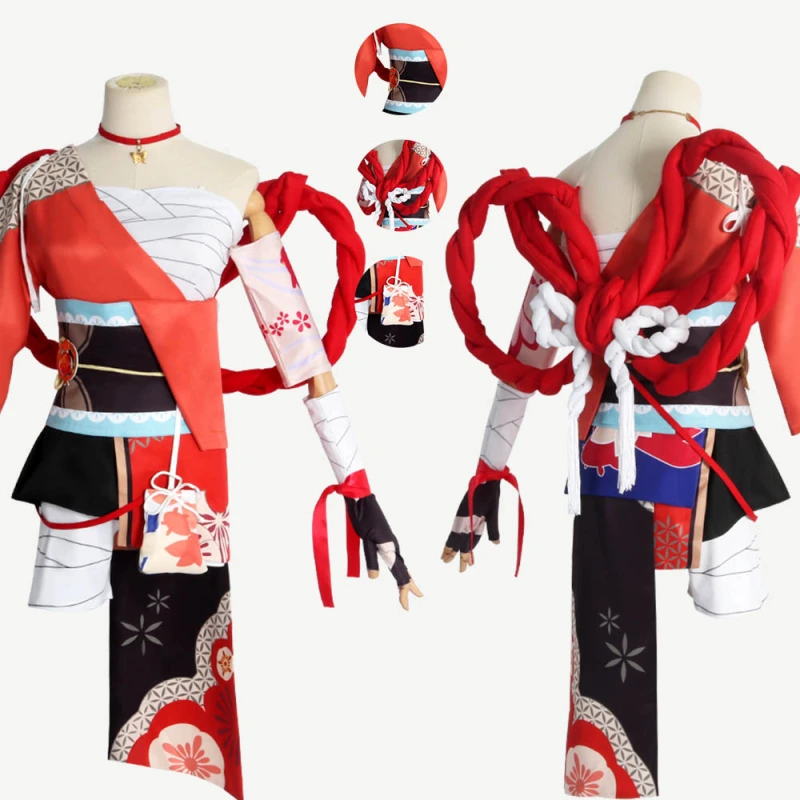 Genshin Impact Yoimiya Costume Cosplay Suit Ver.2 Unibuy