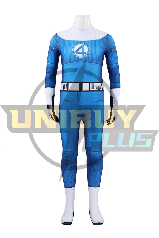 The Fantastic Four: First Steps Invisible Woman Kids Suit Costume Cosplay Susan Storm Bodysuit Unibuyplus