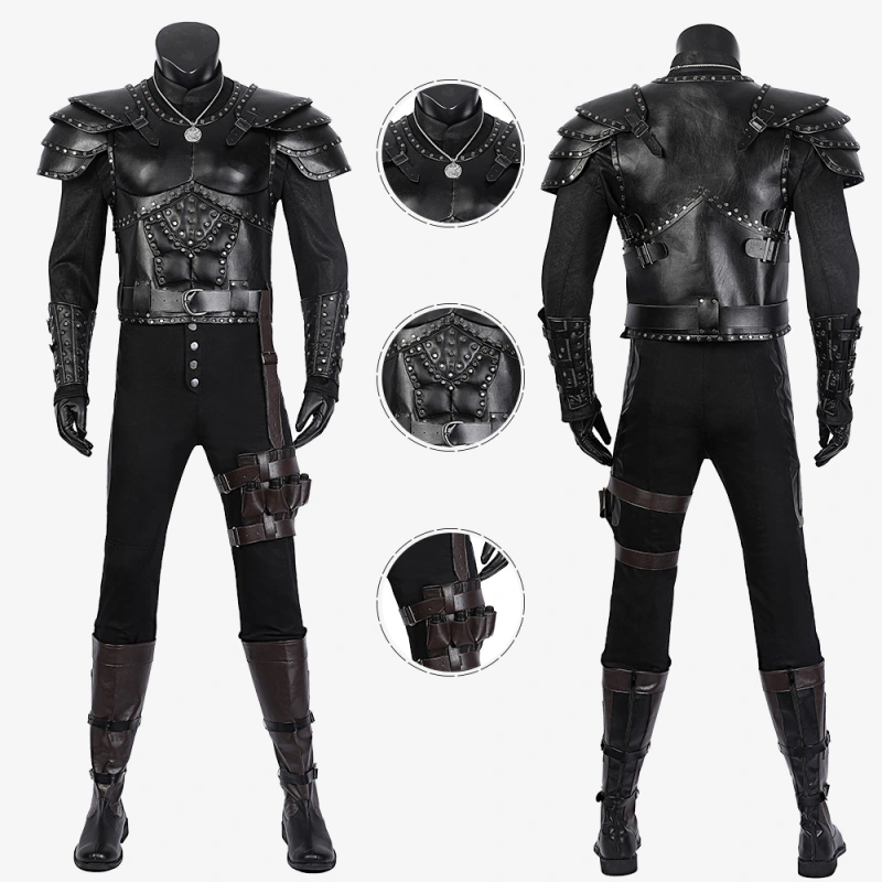 The Witcher 2 Geralt of Rivia Costume Cosplay Suit Unibuyplus