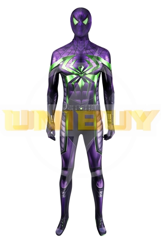 Marvel's Spider-Man Miles Morales Purple Reign Suit Costume Cosplay UnibuyPlus
