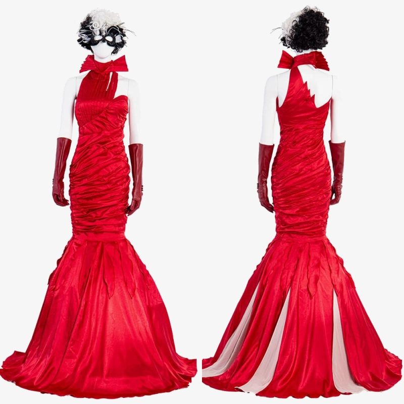 Cruella Costume Cosplay Dress Unibuy