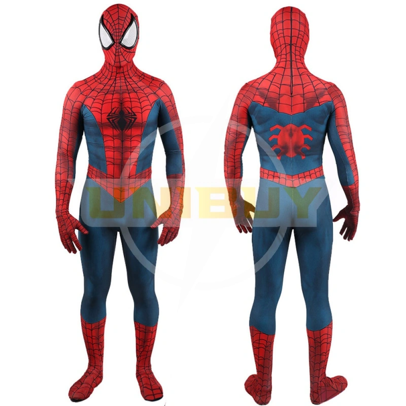 Spider-Man Edge of Time Costume Cosplay Suit Jumpsuit Bodysuit Unibuyplus