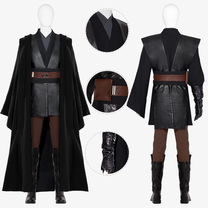 Anakin Skywalker Costume Cosplay Suit Star Wars Jedi Knight Unibuyplus