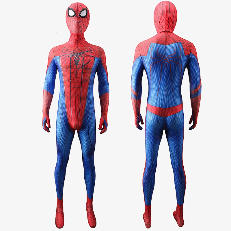 Amazing Spiderman Costume Cosplay Suit Peter Parker Bodysuit For Men Kids Unibuy