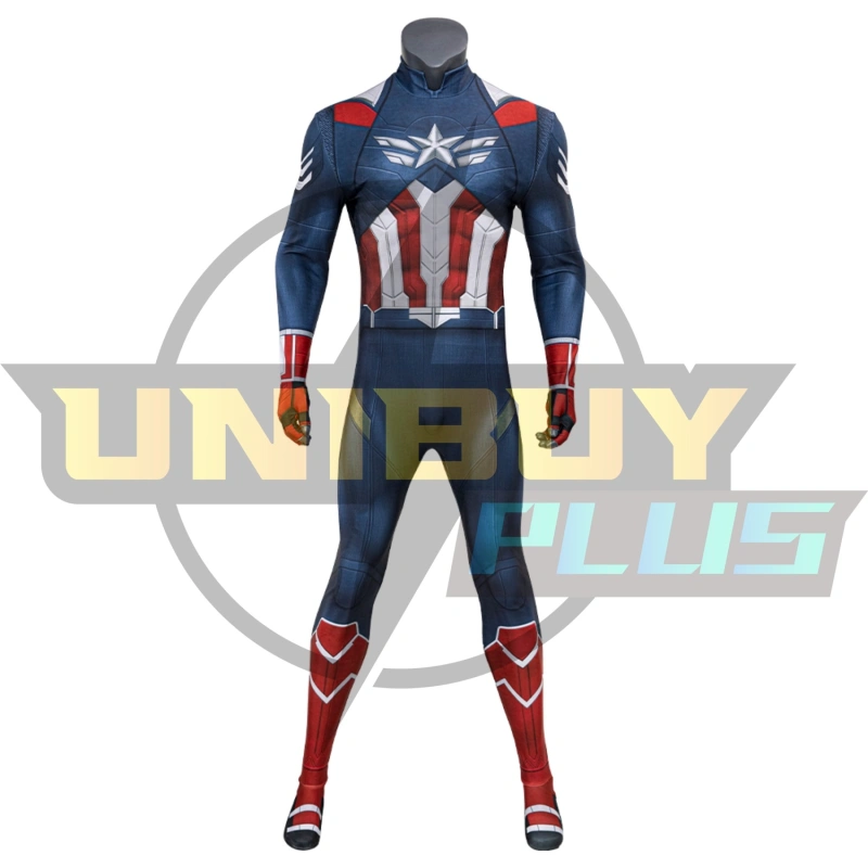 Captain America: Brave New World Bodysuit Costume Cosplay Suit Sam Wilson Unibuyplus