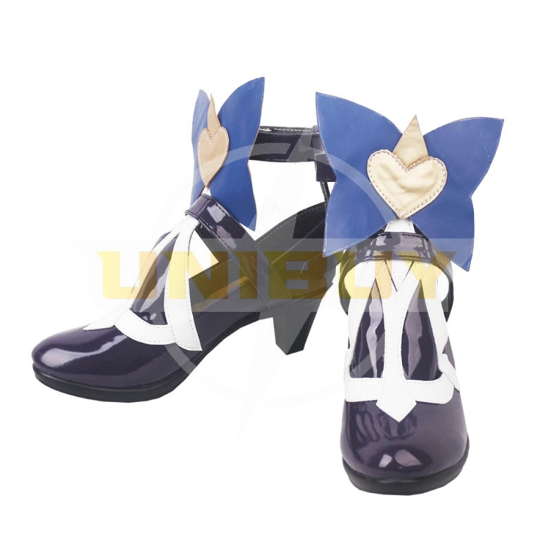 Genshin Impact Fischl Shoes Cosplay Women Boots Silhouettes of the Night Ver.1 Unibuy