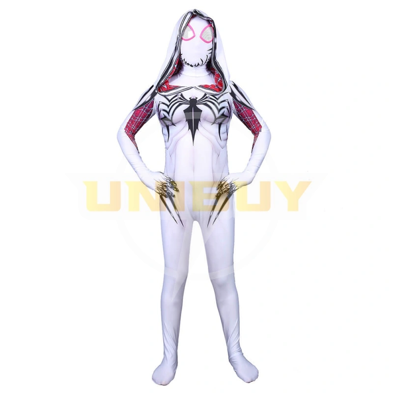 Women Girls Venom Spider Gwen Stacy Cosplay Costume Jumpsuit Bodysuit Unibuy