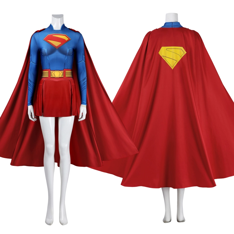 Superman Legacy Supergirl Bodysuit Costume Cosplay Suit Unibuyplus