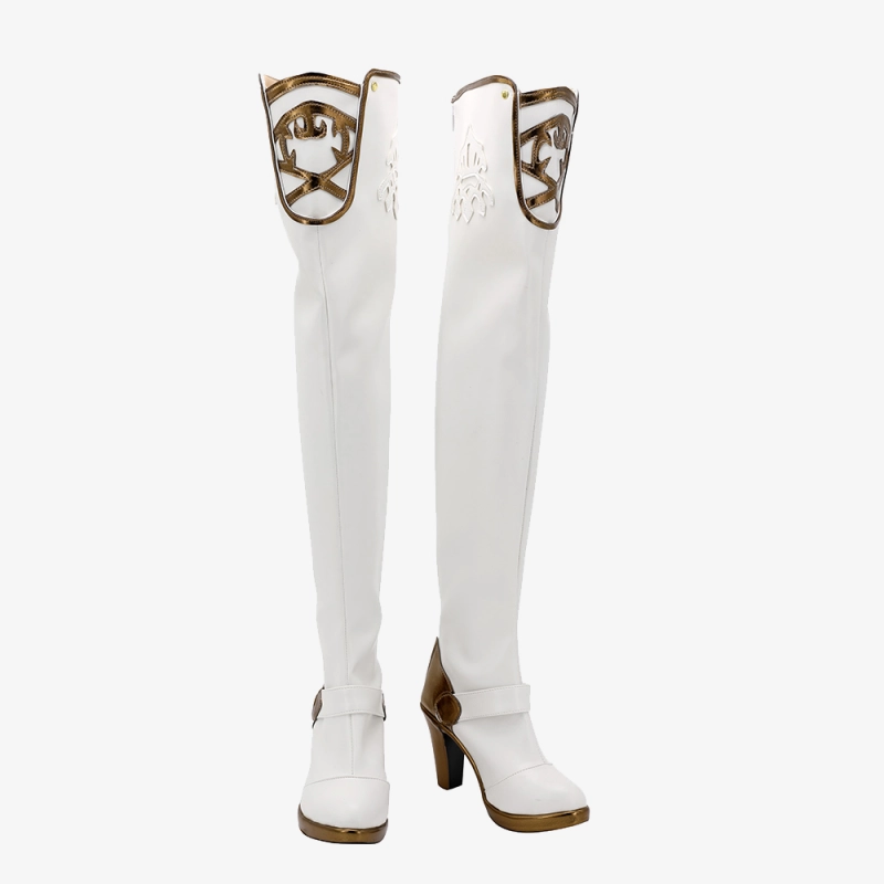 NieR:Automata Commander White Shoes Cosplay Women Boots Unibuy
