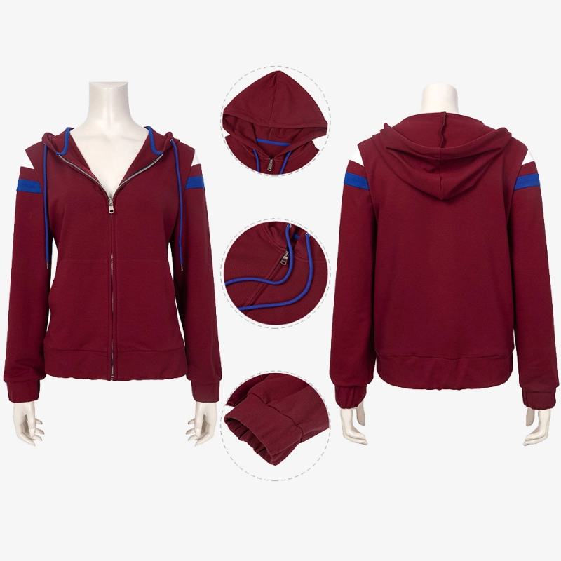 Wanda Vision Scarlet Witch Costume Cosplay Hoodie Wanda Maximoff Unibuy