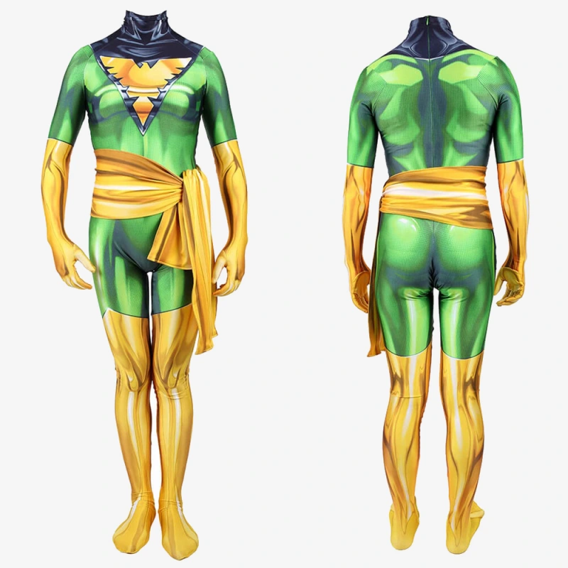 X-Men Phoenix Jean Grey Costume Cosplay Suit Women Halloween Jumpsuit Unibuy